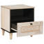 40cm W Solid Wood Bedside Table-684625899