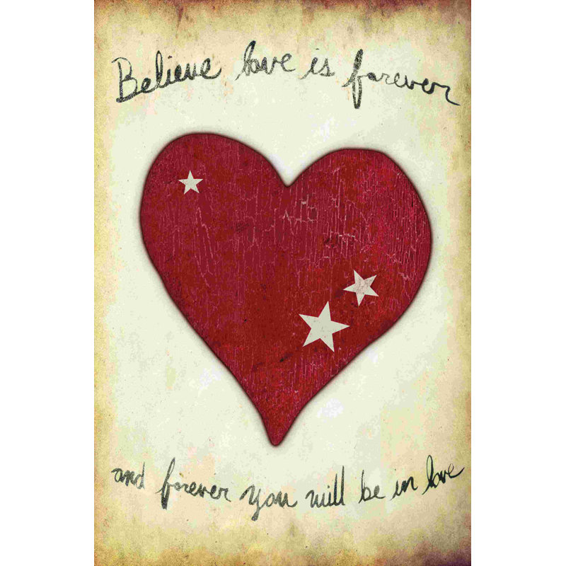 «Warm Country Heart», reproduction sur toile tendue, H 18 po x l 12 po