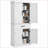 Kitchen Pantry Storage Cabinet, 72" Tall Farmhouse Freestanding with 4 Barn Doors, Drawer, White | Particle Board | Engineered Wood