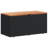 Acacia Steel/Solid Wood/Wicker Deck Box-103397023