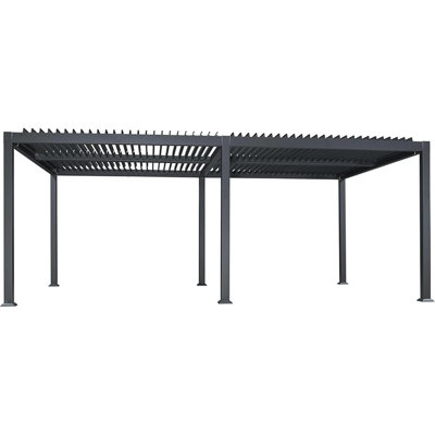 30 Ft. W X 13 Ft. D Aluminum Louvered Pergola