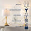 Lampe de table Annamene 22,75 po Annamene-1967013912