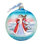 Holiday Splendor 3.5'' Handmade Glass Ball Ornament