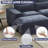 132" U Shape Sectional Sofa Cloud Couch With Removable Ottomans，USB & TYPE-C& Wireless charging-1385686491
