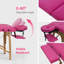 Table de massage Table de massage portative Lit de cils avec étui de transport