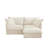 Slipcovered Sectional 2 Seater Sofa Couch With Convertible Ottoman, Wide And Deep Seat L Shaped Sofa With Detachable Cover And Soft Multiple Big Pillows, Chenille Fabric-1638696534-1638696523