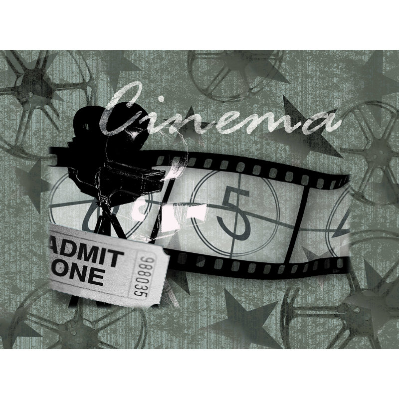 " Movie Ticket ", 12" H x 16" W  