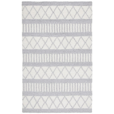 Tapis ivoire / gris Vermont 551