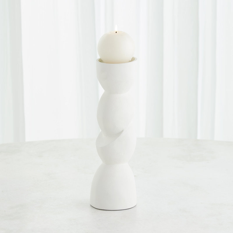 Porte-bougie Pradier - Blanc - Lg