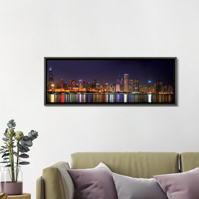 " Chicago Cubs Pride Lighting Across Downtown Skyline I, Chicago, Illinois "