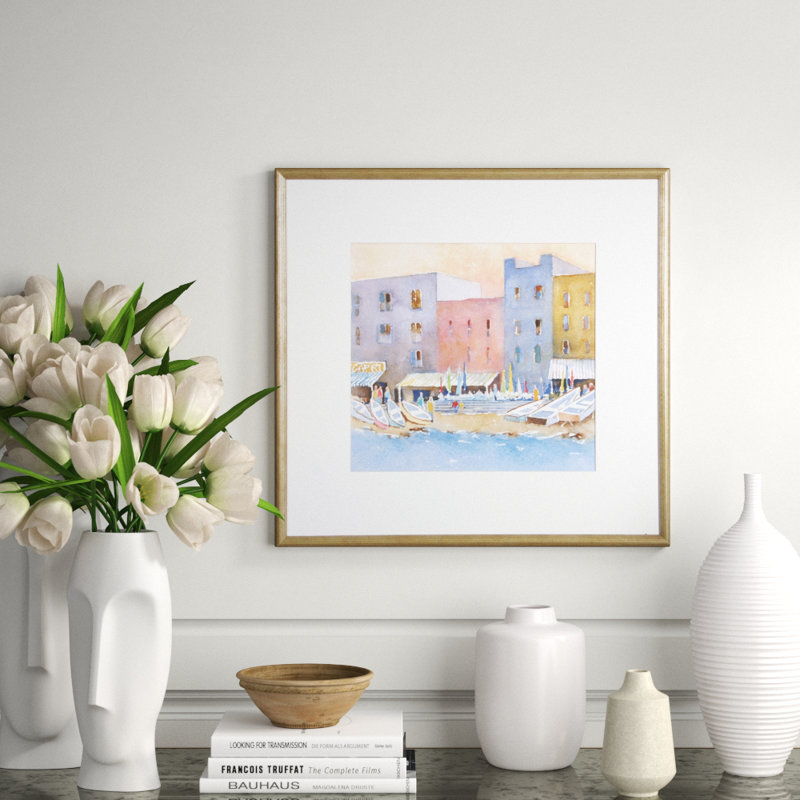 Capri Harbor II Print by Maiser