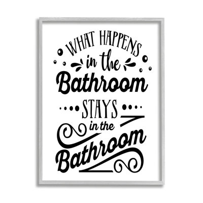 What Happens In Bathroom Silly
