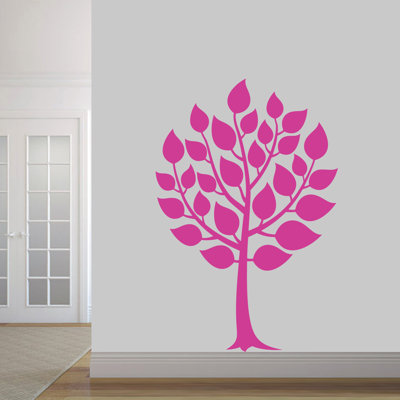 Décalcomanie murale arbre rond