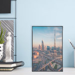 Front Loading Narrow Wall Mounted Picture Frames, Black