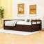 Lit de jour simple en bois à 2 tiroirs avec lit gigogne et lit extensible-2079009244
