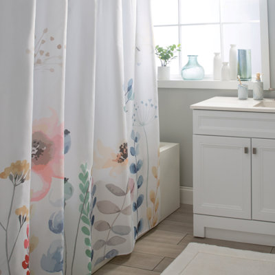 Neffs Floral Shower Curtain