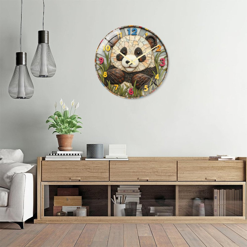 Horloge murale Panda