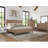 Aurora Lo-Post Bed – Sand Finish, Mindi Veneer, Herringbone Panel Headboard (Queen & King) Part of the Dana Heights Collection-144057301