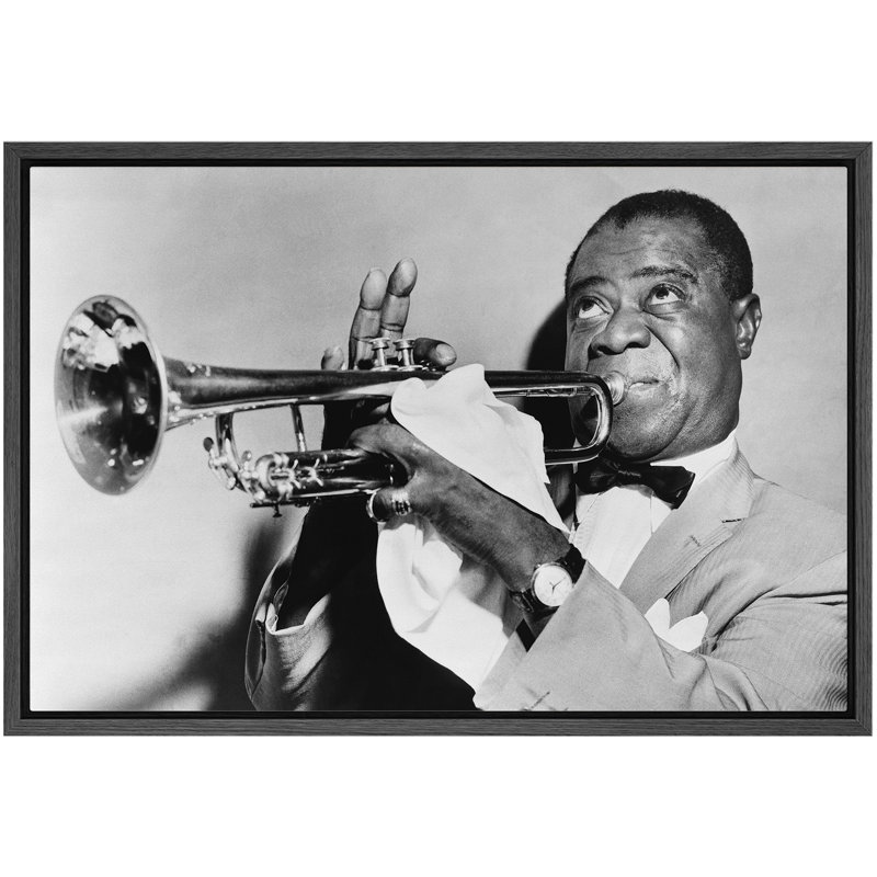 Louis Louis Jazz, Cadre flottant noir, H 24 po x l 36 po