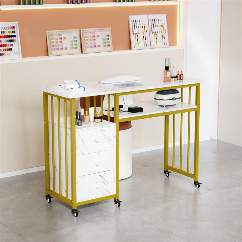 Manicure Table With Dust Collector