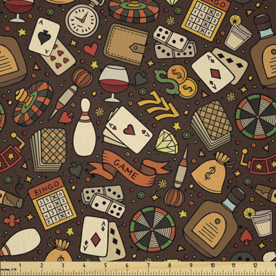 Darren-Andrew Casino and Gambling Multi-Purpose Fabric
