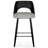 Callie Upholstered Contemporary Counter Stool with Foam Padded Seat and Footrest (Set of 2)-575739893