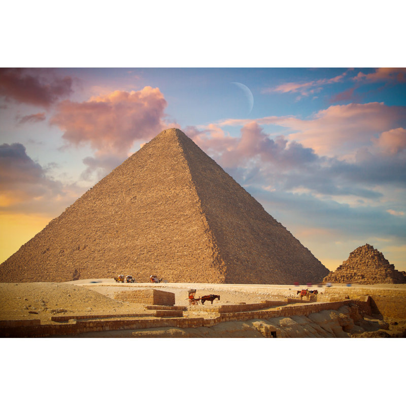«Jerdean Pyramids Of Giza, In Égypte», reproduction, H 24 po x l 36 po