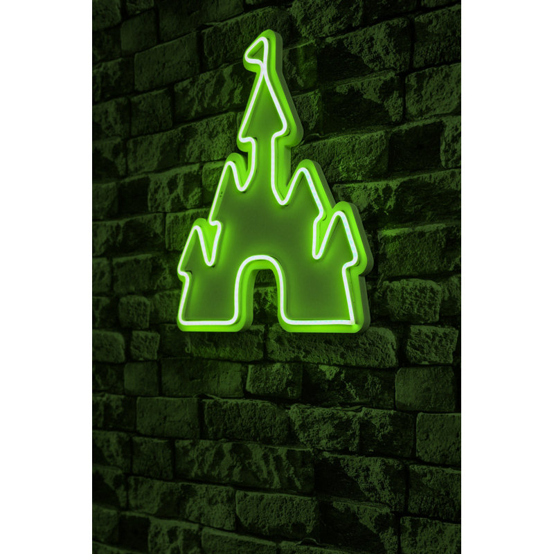 Bande d'éclairage à DEL flexible et flexible, vert imperméable, 14,6 po x 15,7 po x 0,8 po | Gabarit en mousse de PVC, adaptateur 12V 4A, 570 lumens, 3200K | Parfait pour la décoration intérieure, les fêtes et les événements, facile à installer et à personnaliser