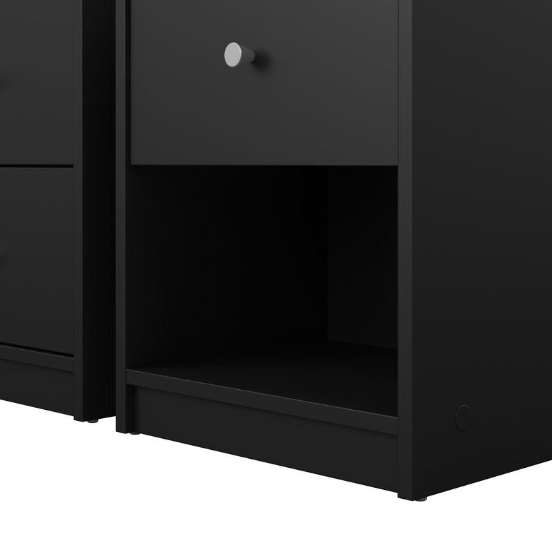 Clanton 3-piece Bedroom Set, Black, Black