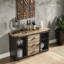 Buffet industriel en bois et métal