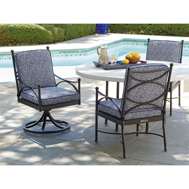 Tommy Bahama Outdoor Pavlova Swivel Rocker Dining Chair | Wayfair