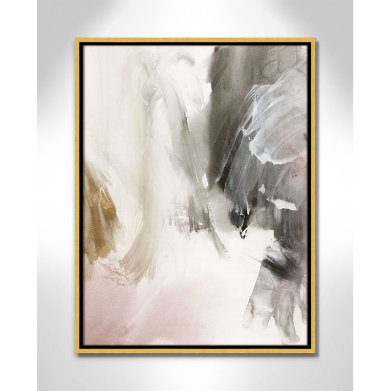 «Stratifié I» par Casa Fine Arts, Or, H 25,5 po x l 19,5 po