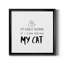 Bring My Cat - Art textuel sur toile encadré-2004899712-2004899719