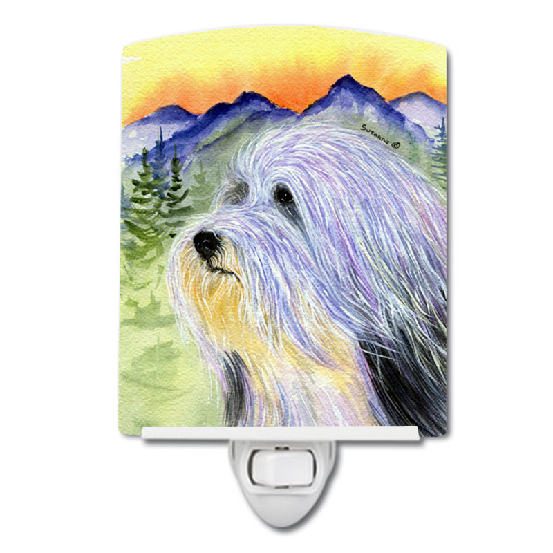 Bearded Collie Ceramic Night Light