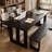 Black Rectangular Solid Wood desks-2081405700