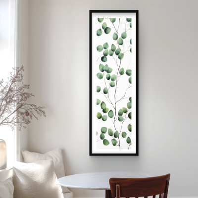 «Climbing Leaves» - Reproduction matte encadrée pour le décor du salon
