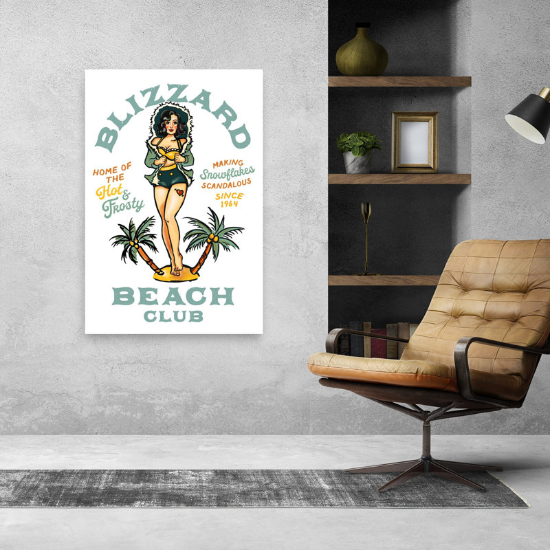 Blizzard Beach Club Bar, 48" H x 32" W