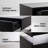 Modern LED Nightstand With 3 Drawers - Bedside Table With Soft Glow Lighting-1284056832