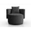 Bernella Upholstered Swivel Armchair-265139793