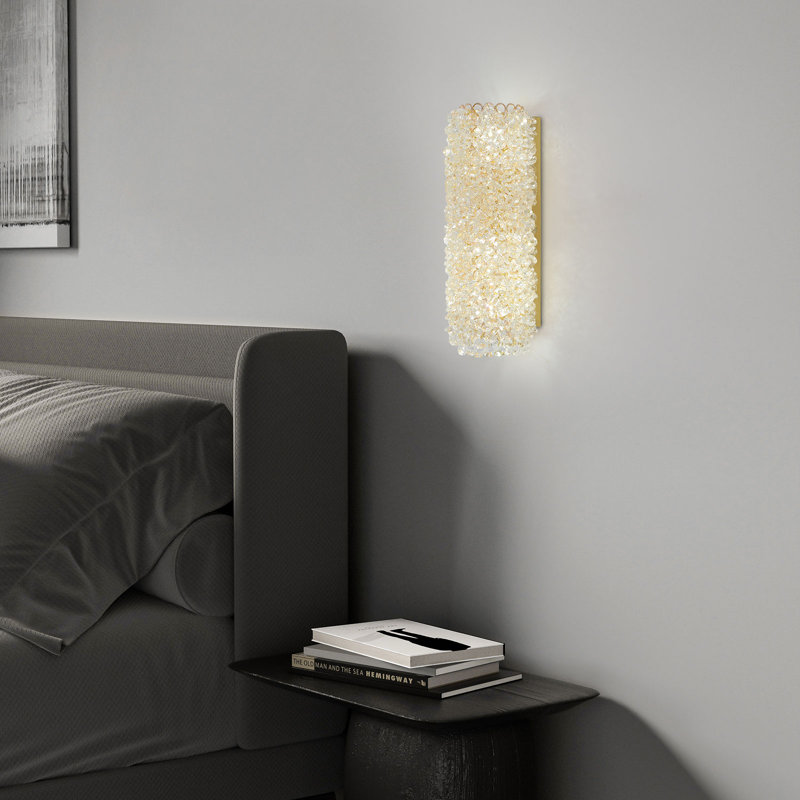 Luminaires muraux modernes en cristal perlé 4 lumières