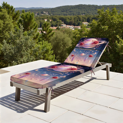  Coussin de patio d'extérieur pour l'intérieur de 3 po avec détails fantaisistes et fantaisistes