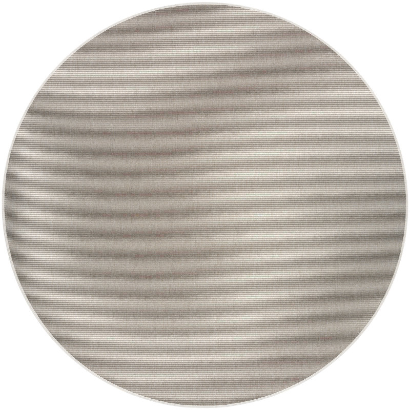 Calabasas Solid Colour Hand Woven Area Rug, Round 160cm