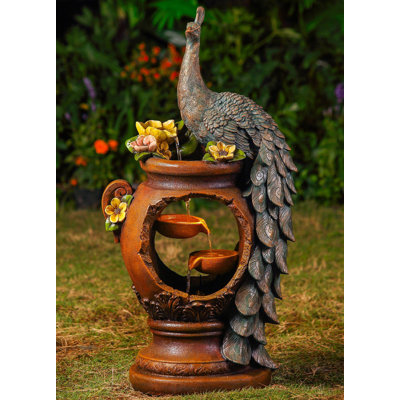 Fontaine en résine avec lumière DEL choccolocco