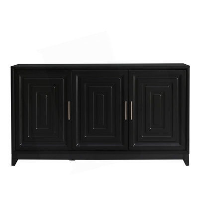 Console Cabinet with 2 Spacious Storage Space by Latitude Run