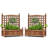 Georgia-May Wood Planter Box with Trellis-890813547