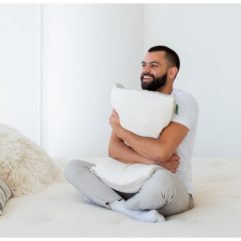 Avocado Molded Latex Pillow, 6", Standard