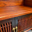 Banc de rangement pour chaussures en bois massif 8 paires