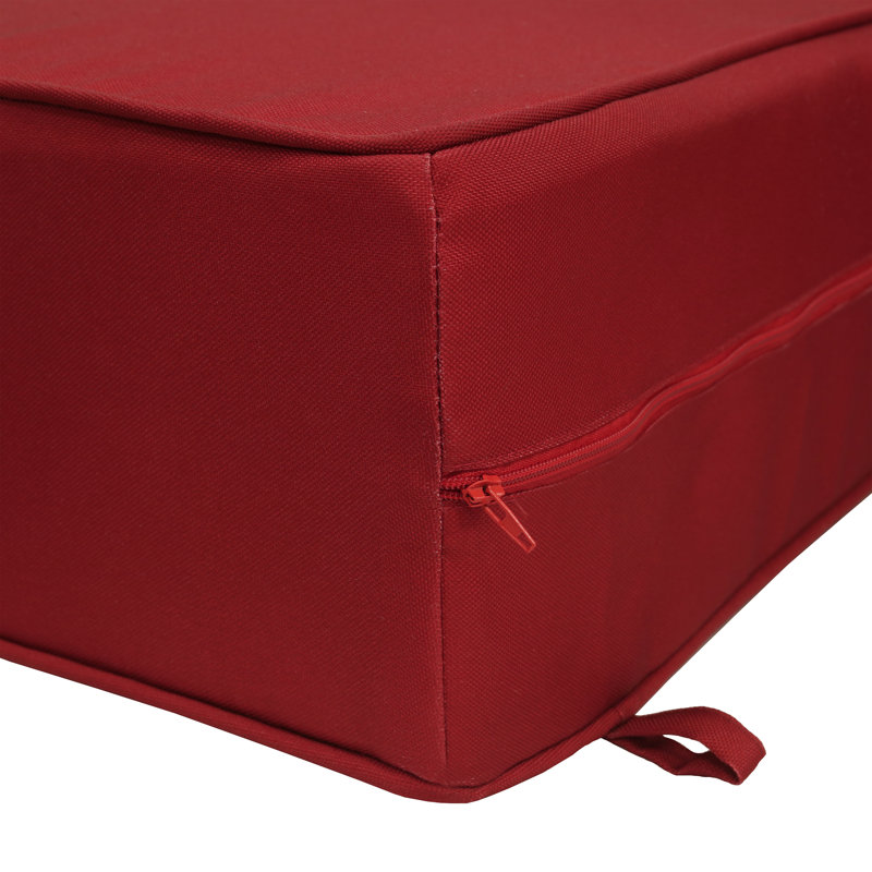 Coussin de dossier / siège d'extérieur, Rouge