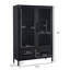 Armoire de rangement autoportante à 2 portes