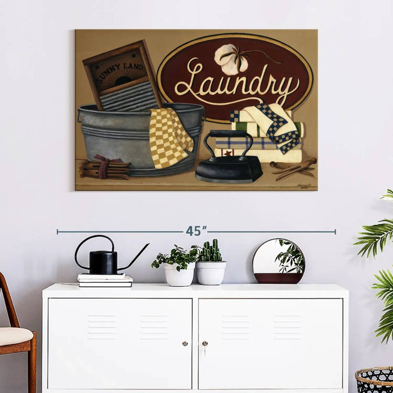 Tergel Vintage Laundry, 26" H x 39" W